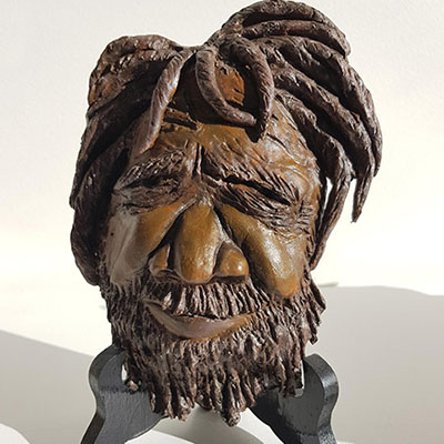 Clay Aboriginal artwork by Di Joyner