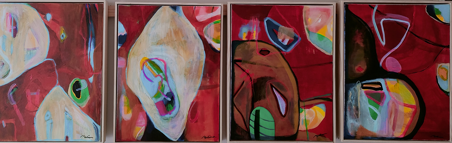 Colourful abstract artwork