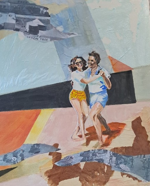 two people dancing